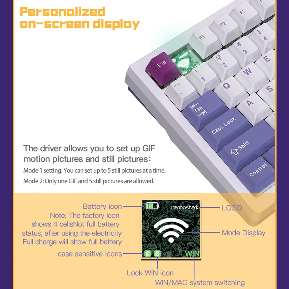 Darmoshark TOP75 Mechanical Keyboard